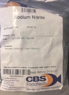 Sodium Nitrite 1kg C B S