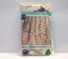 Octopus hands (headless) Steamed Frozen 5 x 1kg carton Fremantle Octopus