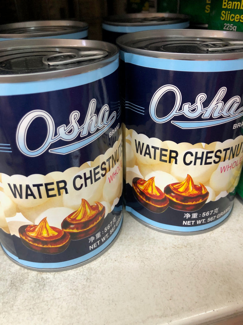Water Chestnuts 567g tin Osha