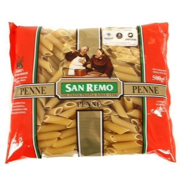 Penne Pasta Dried 5kg Bag San Remo (18#)