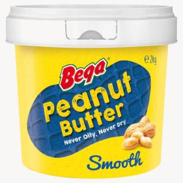 Peanut Butter Smooth 2kg Tub Bega
