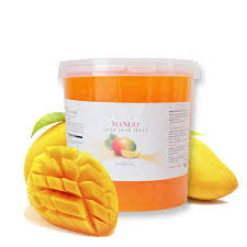 Agar Agar Popping Pearls Mango 3.2kg tub (Pre Order) (D)
