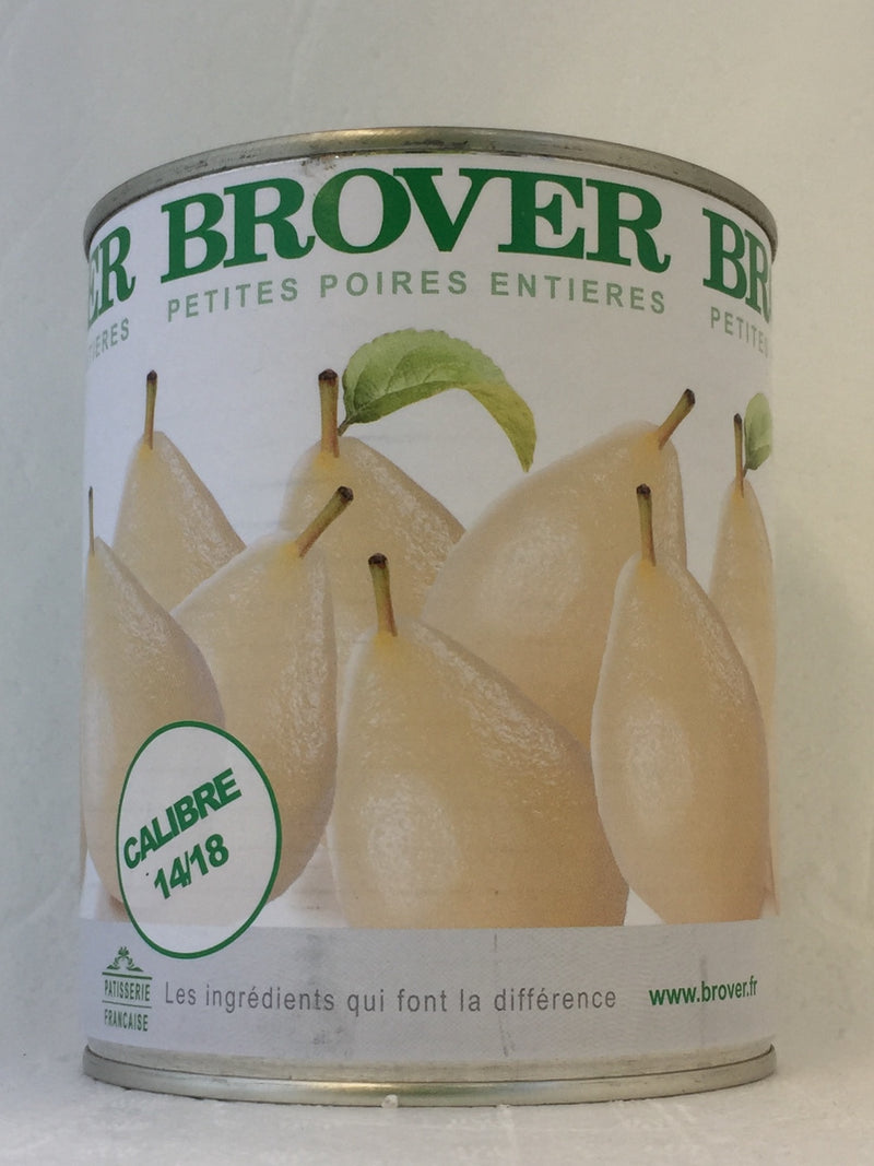 Whole Baby Pears 420g tin Brover