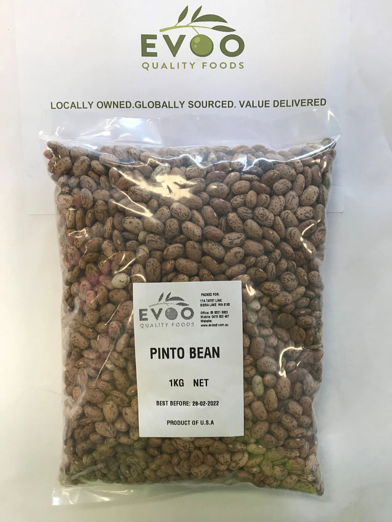 Pinto Beans Dried 1kg Evoo QF