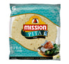 Pita Bread 8" 10 x 6 Carton Frozen Mission #3862