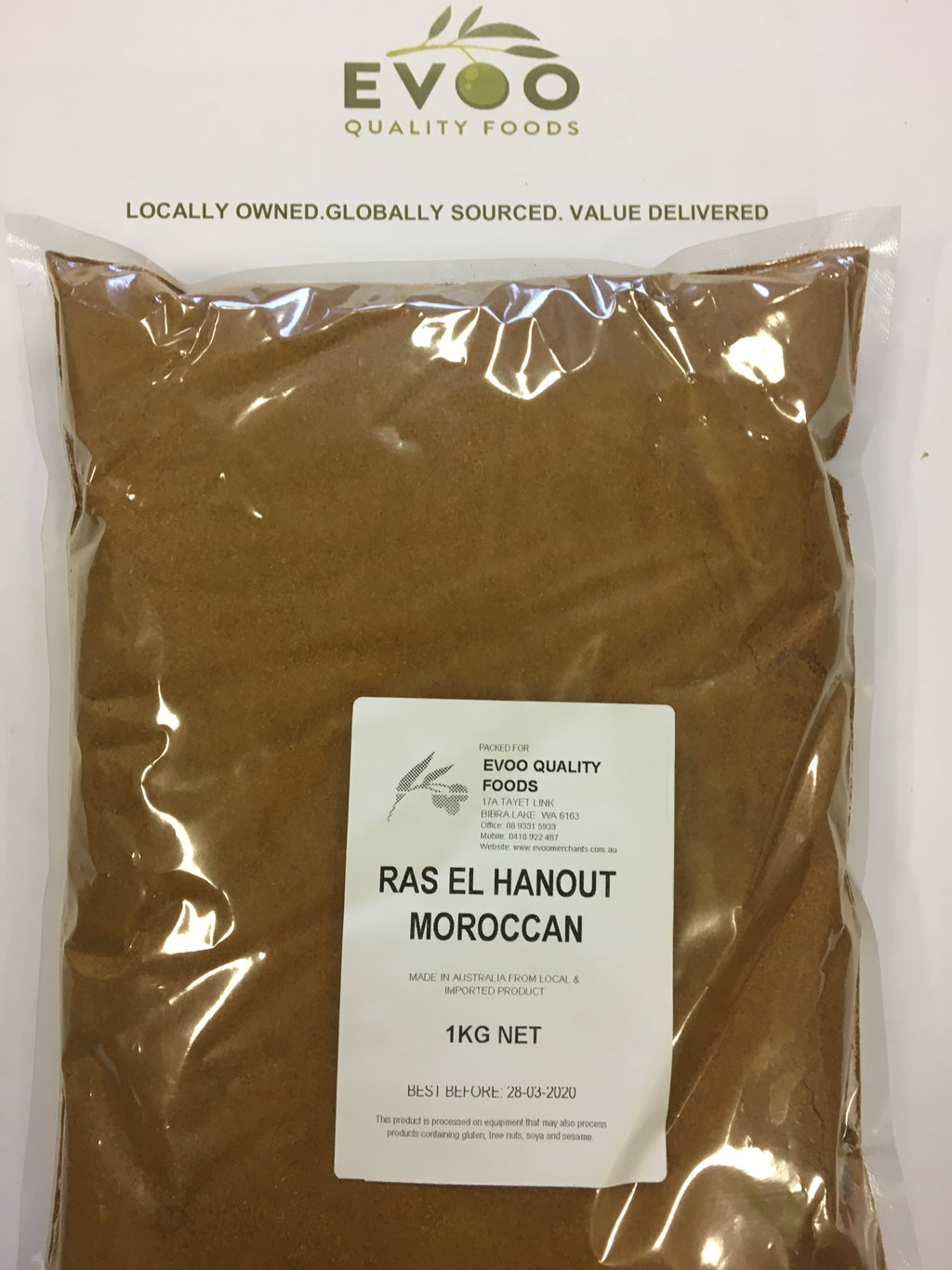 Ras El Hanout 1kg Bag Evoo QF