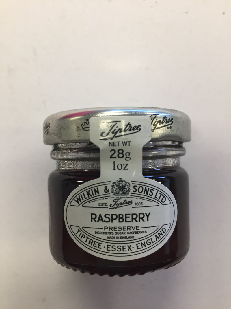 Raspberry Jam Portion Control Tiptree/Wilkin and Son Glass Carton Only (28gm jar x 72)