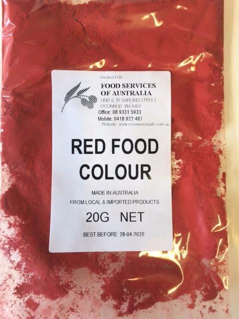 Red Food Colour 20g