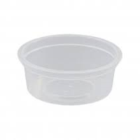 Clear PP Round Container  70ml (1000) (Code T2RD) Carton