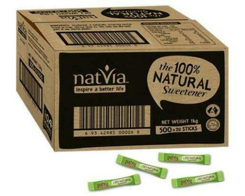 Natvia Sugar Sweeteners  x 500 Portion Sachets