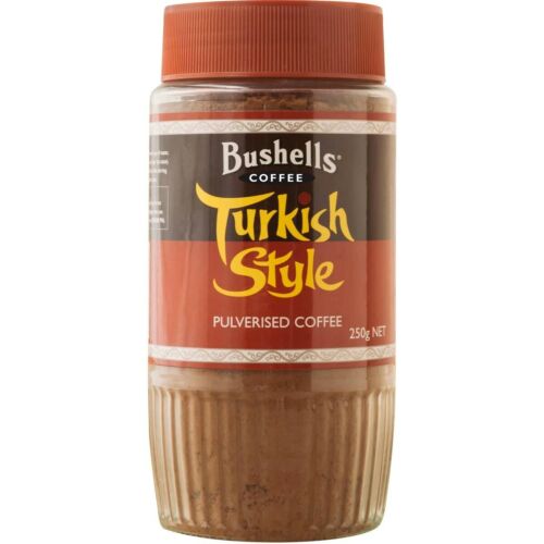 Coffee Turkish Style 500g Jar Bushells (Australian)