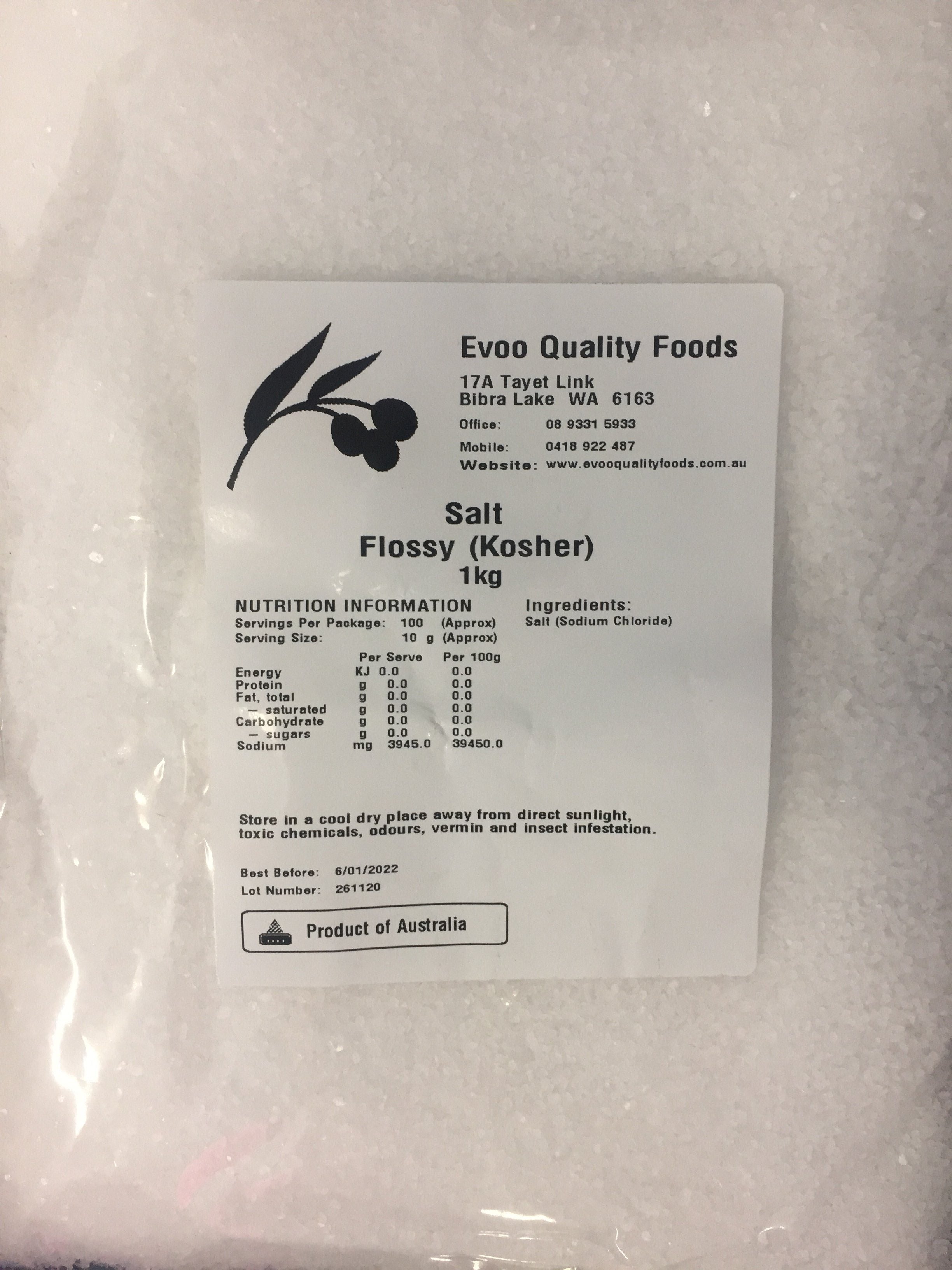 Flossy Curing Salt 1kg