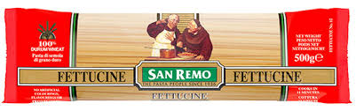 Fettuccine Pasta Dried 500g Packet San Remo (82#)