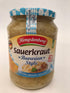 Sauerkraut 650gm in Jar Hengstenberg