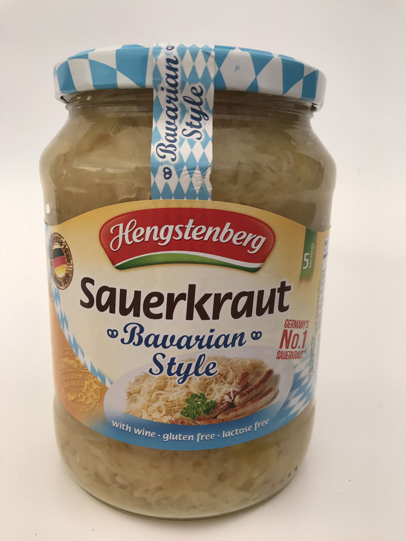 Sauerkraut 650gm in Jar Hengstenberg