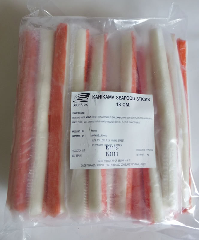 Seafood Stick 18cm 1kg Global (Kanikama Filament 18cm)