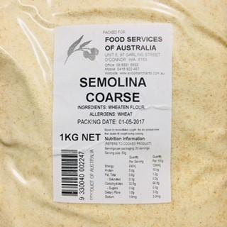 Semolina Flour Coarse 5kg Bag EVOO QF