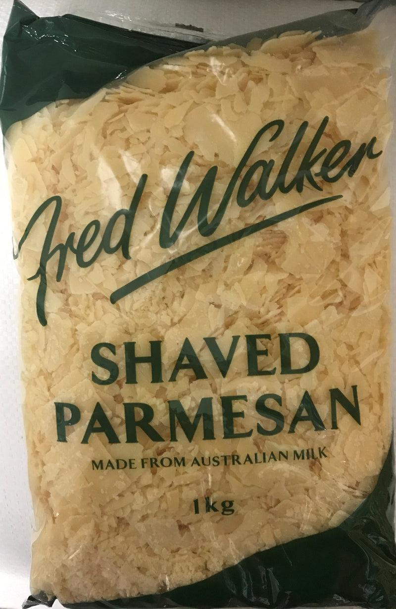 Parmesan Shaved Cheese 1kg Bag Fred Walker