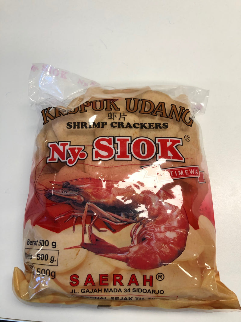 Shrimp Crackers Ny Siok 500gm bag