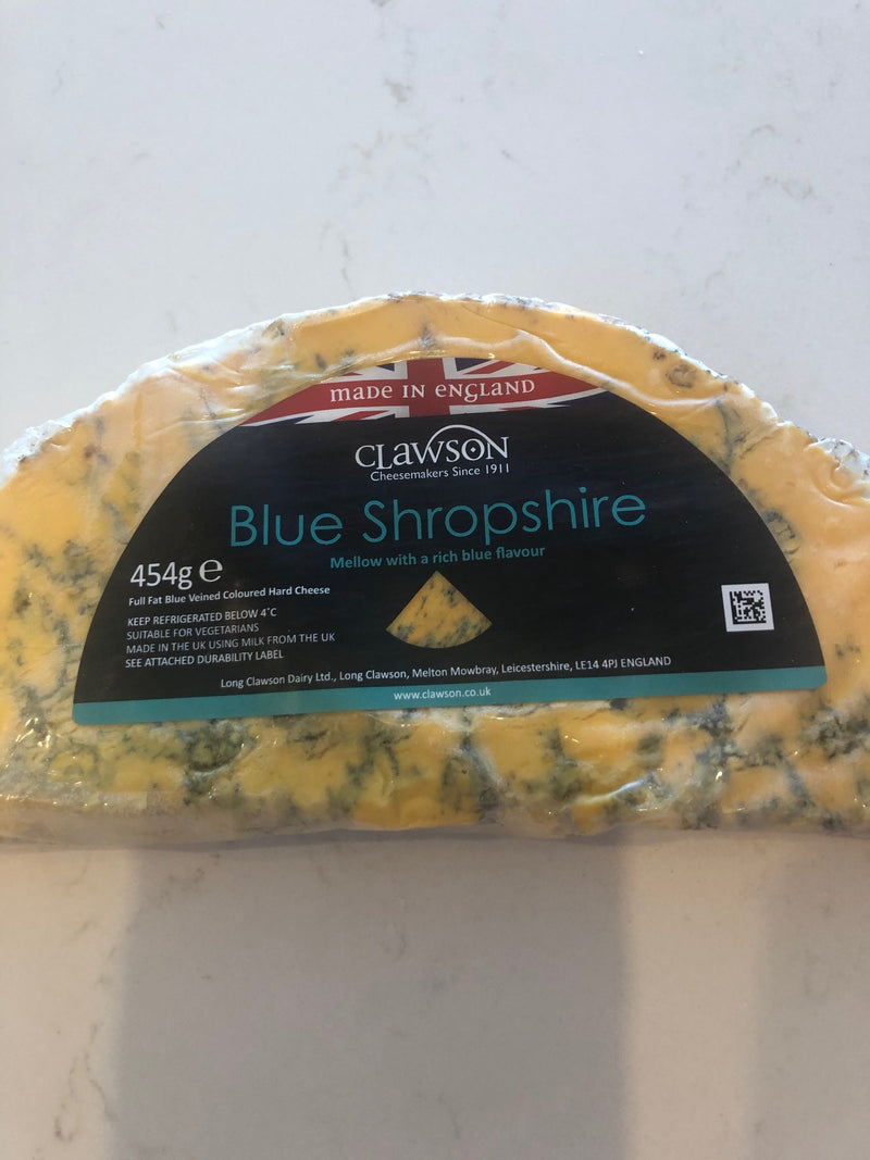 UK Blue Shropshire Cheese 454g Clawson
