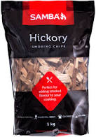 Smoking Wood Chips Hickory 750g (Pre Order 2 days) Samba