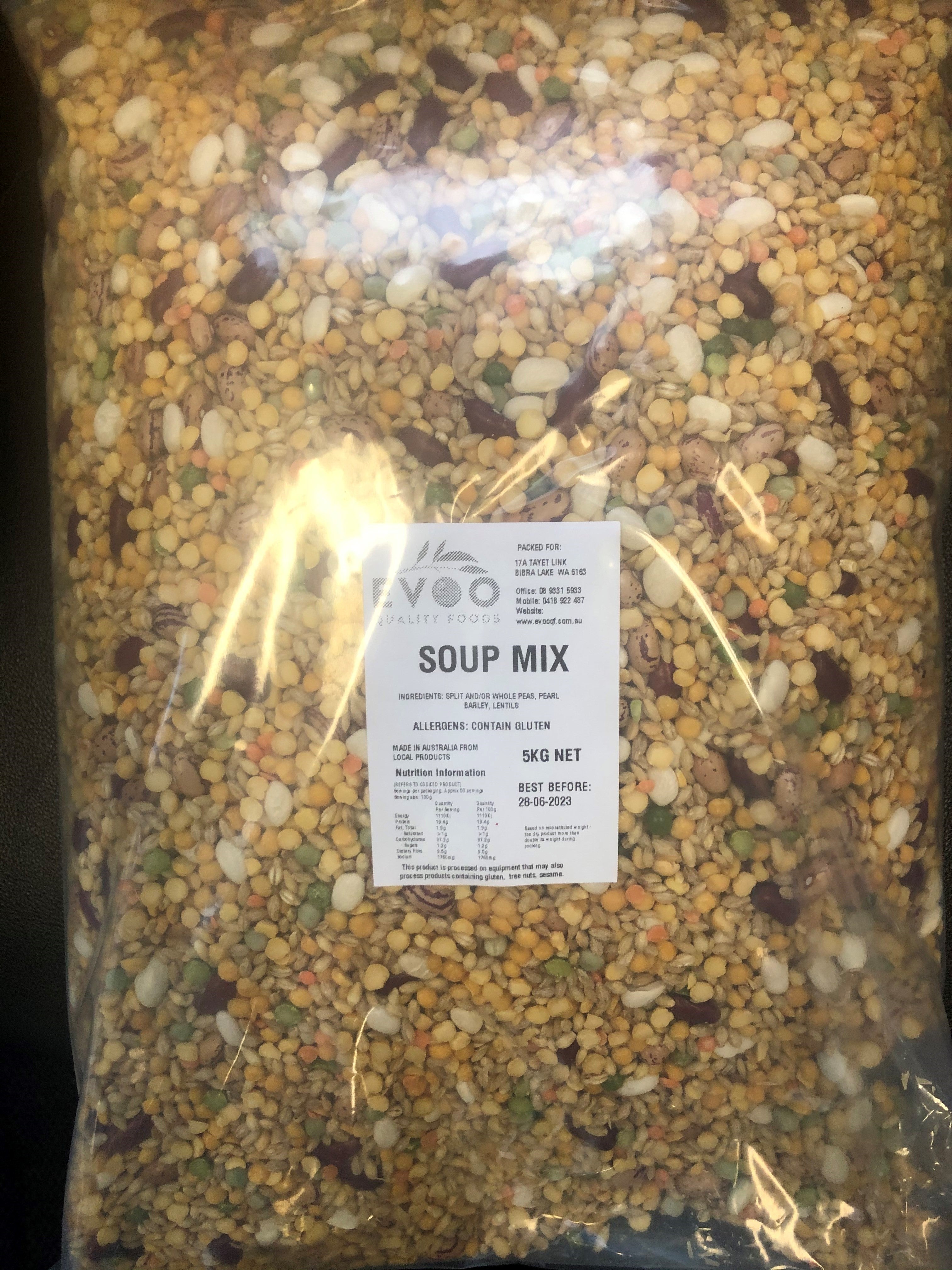 Soup Mix 5kg bag EVOO QF (D)