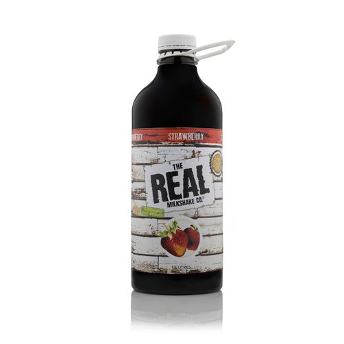 Strawberry Milkshake Syrup 1.5lt Bottle The Real Milshake Co