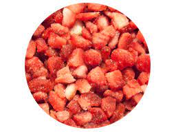 Strawberries Diced Frozen 10kg carton Harvestime