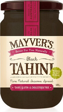 Black Tahini 385g Mayvers  (Pre Order)