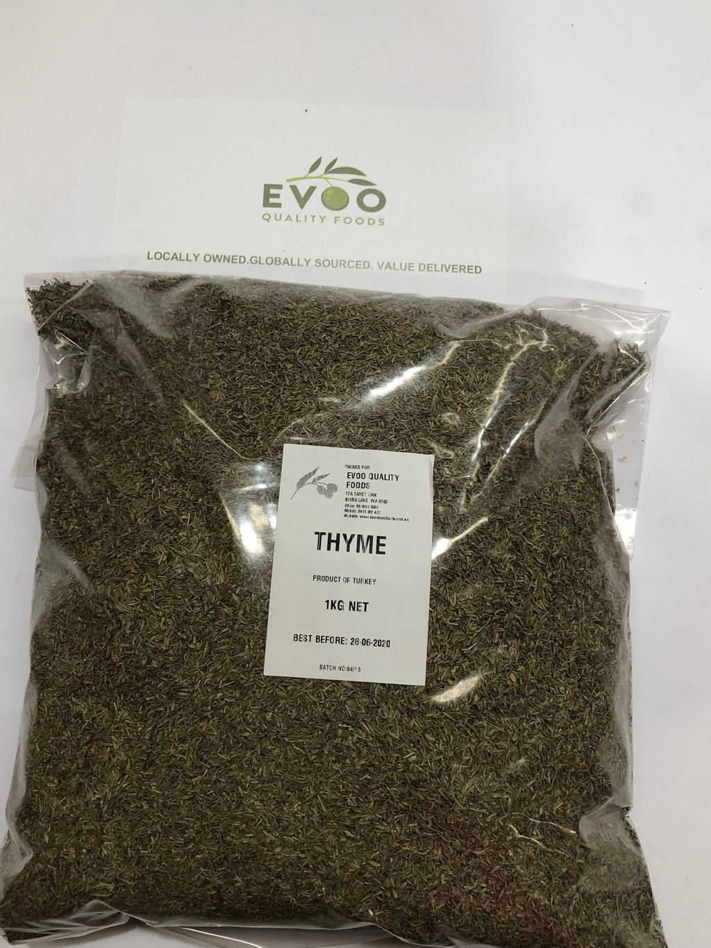 Thyme Dried 1kg Bag