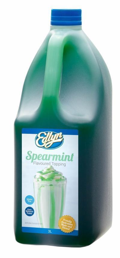 Spearmint Topping 3lt Bottle Edlyn