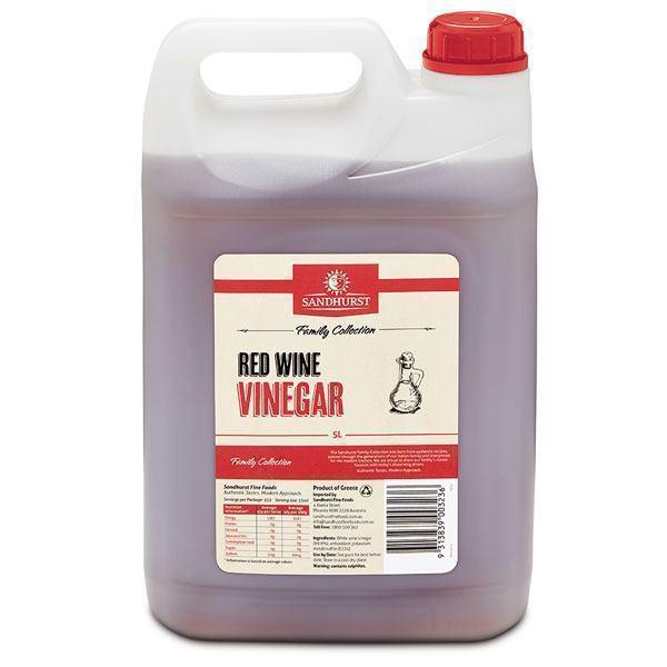 Red Wine Vinegar 5lt Bottle Sandhurst