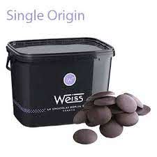 Weiss Dark Chocolate Li Chu Couveture buttons 64% 5kg  (Pre Order 3 Days)