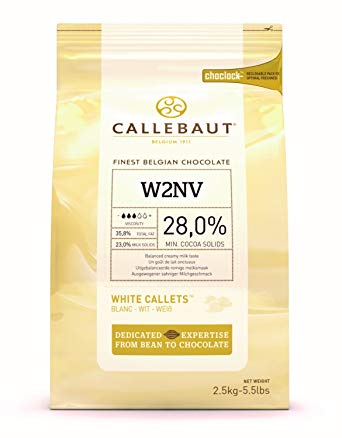 White Chocolate Callets 28% 2.5kg Callebaut