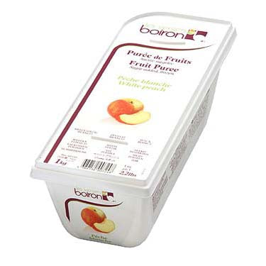 White Peach Puree 1kg Frozen (Pre Order) Boiron